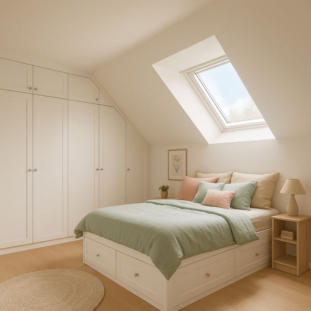 Aménager une chambre sous rampant : 10 conseils pour un espace cosy et fonctionnel