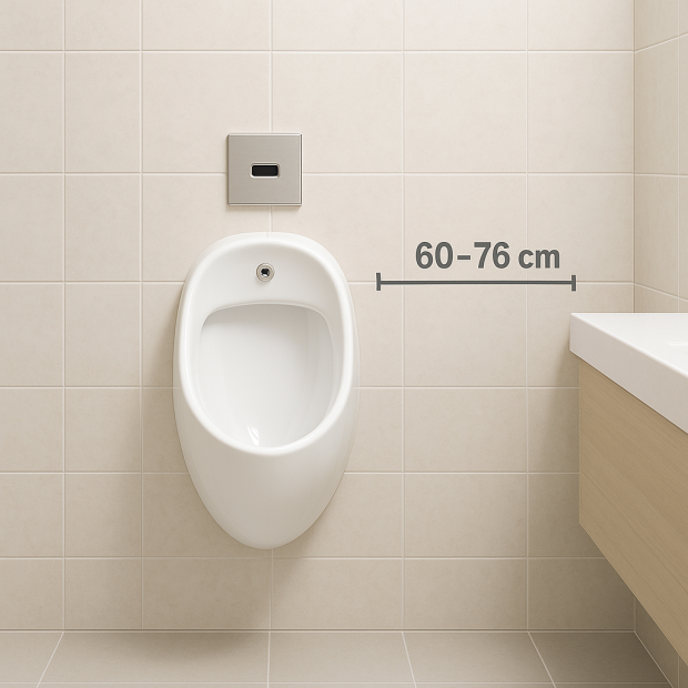 Quelle est la hauteur idéale pour un urinoir ? Guide pratique
