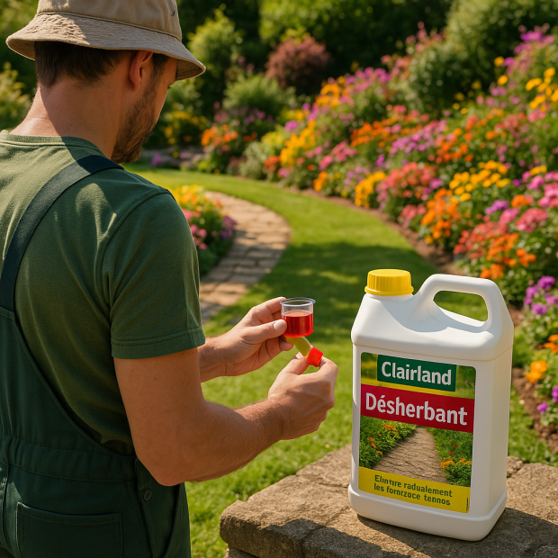 Découvrez le dosage idéal pour votre désherbant Clairland à diluer