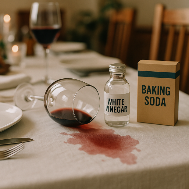 Astuces de grand-mère : Comment enlever une tache de vin rouge facilement